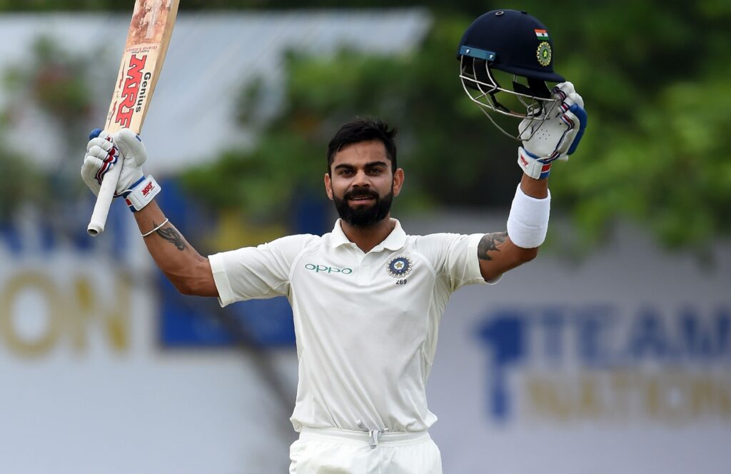 Virat Kohli Test cricket, with 7490 runs in 2021.