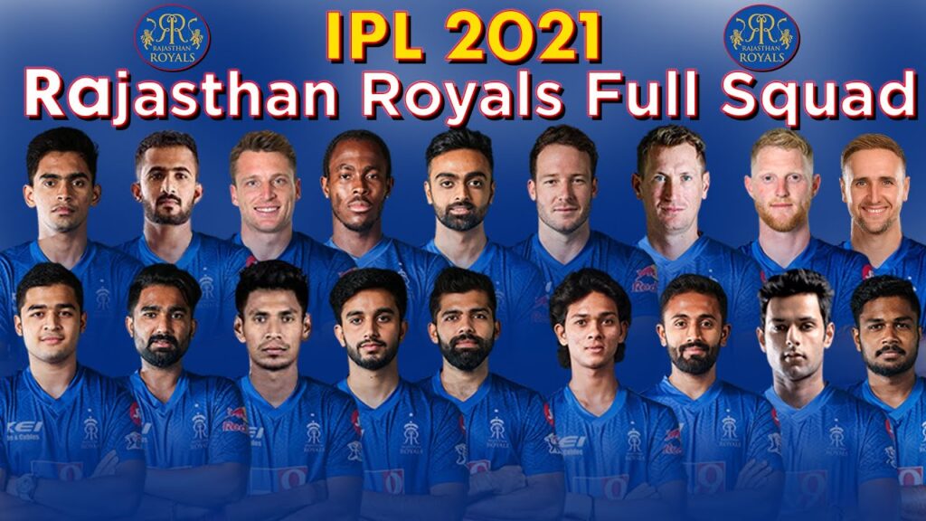RR - Rajasthan Royals Full Squad For IPL 2021 Second Phase
