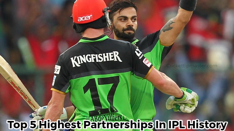 Highest partnerships in IPL History Virat Kohli and AB de Villiers