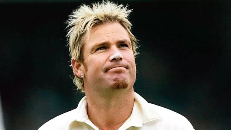 Shane Warne, legendary Australian leg break spin bowler 