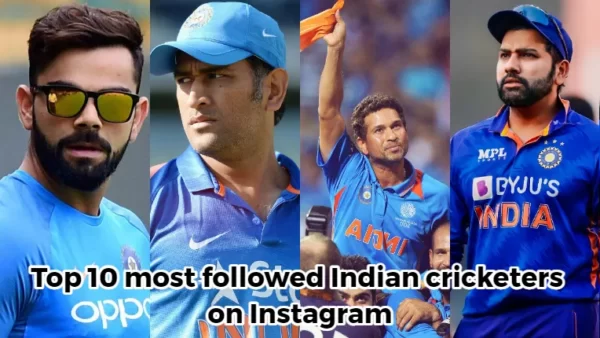 Top 10 most followed Indian cricketers on Instagram